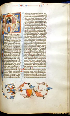 Leaf from Bentivoglio Bible