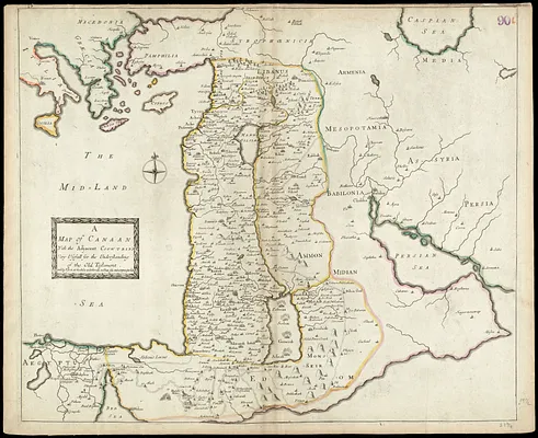A map of Canaan