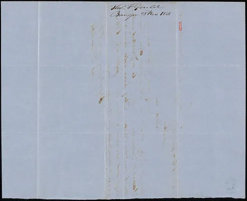 Thomas Gould to George Coffin, 28 November 1848