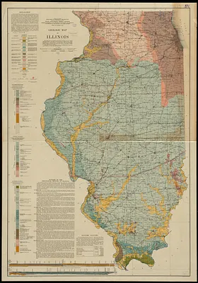 Geologic map of Illinois
