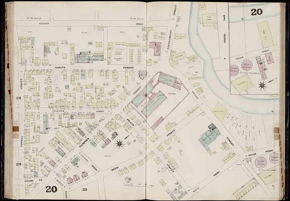 Insurance map of Charlestown : portions of Roxbury (now annexed to Boston) and Cambridge
