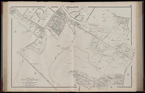 Atlas of the city of Newton, Massachusetts
