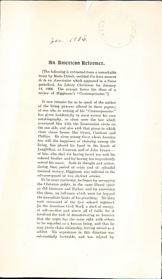 An American Reformer, 1906 January