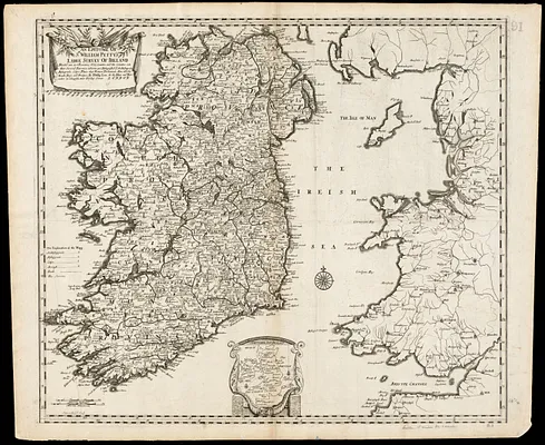 An epitome of Sr. William Petty's large survey of Ireland divided into its 4 provinces & 32 counties ... and bridges
