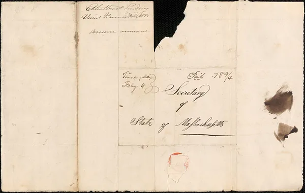 Ethalbeart Lindsey to the Secretary of the Commonwealth, 4 February 1833
