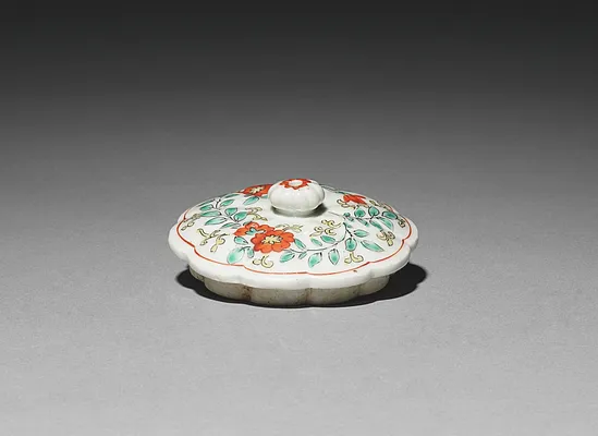 Teapot with Birds and Flowers (lid)