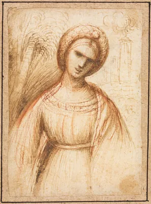 Lady in a Landscape (recto)