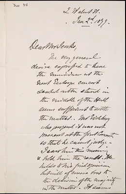 Letter from Charles C. Perkins to Francis H. Jenks, 1879 January 2