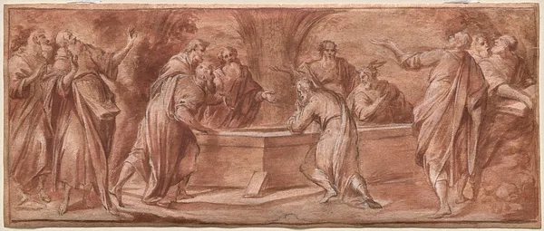The Apostles Gathered Around the Tomb of the Virgin