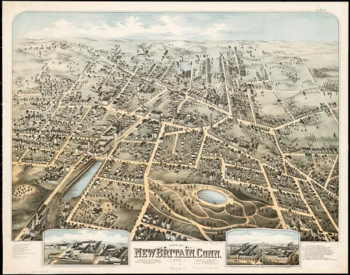 View of New Britain, Conn