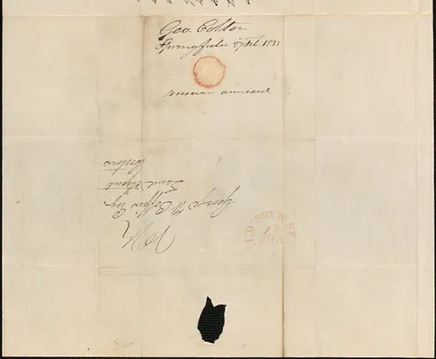 George Colton to George Coffin, 27 February 1833