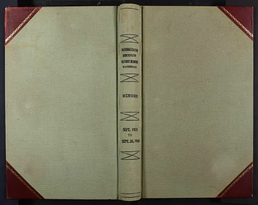 Records of Naturalizations of Minors, 1905 - 1906