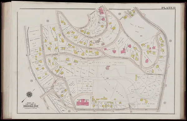 Atlas of the town of Brookline, Norfolk County, Massachusetts