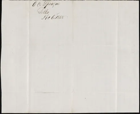 O. C. Sprague to Commissioner of General Land Office, 6 December 1855
