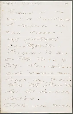 Emily Dickinson, Amherst, Mass., autograph letter signed to Thomas Wentworth Higginson, 27 September 1870