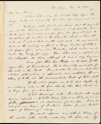 Letter from William Lloyd Garrison, Brooklyn, [Conn.], to Henry Egbert Benson, Dec. 10, 1835