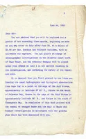 Two-page typescript letter from H. M. Smith, commissioner, Bureau of Fisheries, to Henry Bryant Bigelow