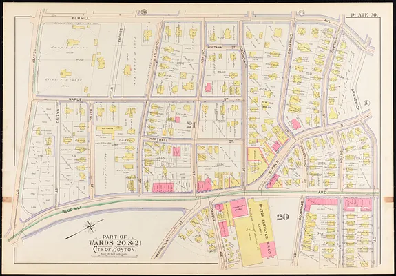 Atlas of the city of Boston, Roxbury
