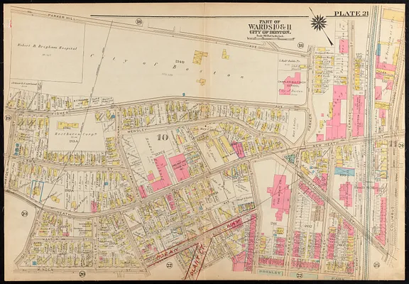 Atlas of the city of Boston, Roxbury