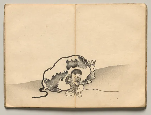Oxherd from Ōkyo Picture Book