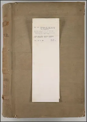 Loan and Real Estate Ledgers and Journals: Ledger - 2 - Commissioners, 1877-1881