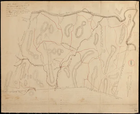 Plan of Buckland made by John Tobey, dated December 1830