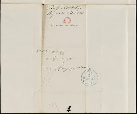 Rufus McIntire to George Coffin, 8 February 1840