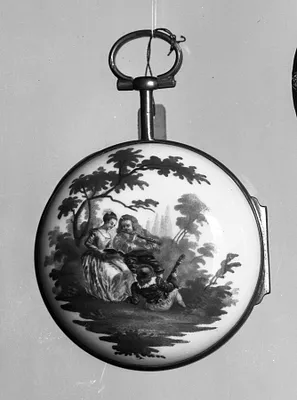 Watch with a Scene of Musicians