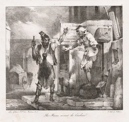Lithographic Sketches by Charlet: Form before Color