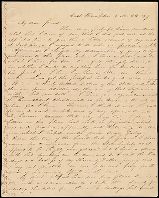Letter from Abby Kelley Foster, East Hampton, [Conn.], to Anne Warren Weston, 5 Mo[nth], 29 [day], [18]'39