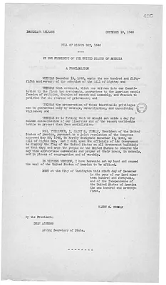 White House Press Release, Proclamation Number 2713