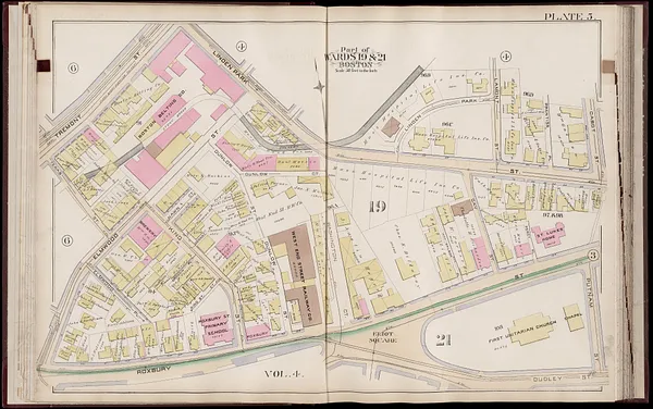 Atlas of the city of Boston : Roxbury, Mass. : volume three : from actual surveys and official records