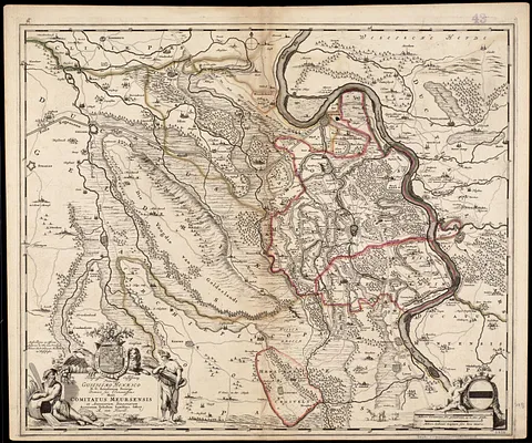Illustrissimo Celsissimoque Principii Guiljelmo Henrico D.G. Arausionum Principi Domino suo Clementissimo hanc Comitatus Meursensis et annexarum dinastiarum