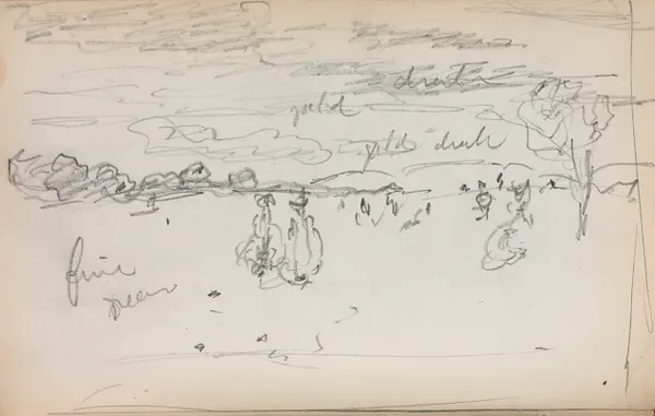Italian Sketchbook: Landscape (page 57)