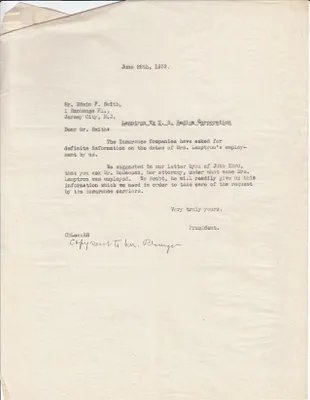 Letters Sent to Edwin F. Smith, June 28, 1932