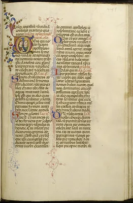 Leaf from Breviary
