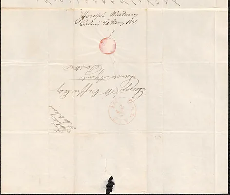 Joseph Whitney to George Coffin, 21 May 1836