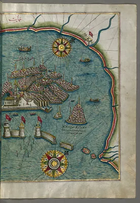 Map of the Eastern Part of the City of Venice