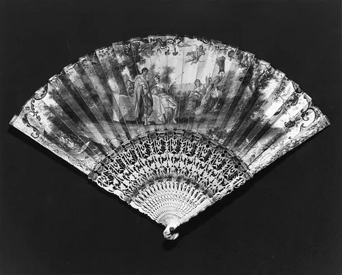 Fan with Bucolic Scene