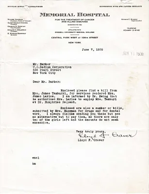 Letters Received to Mr. Barker [H.H. Barker], June 7, 1935