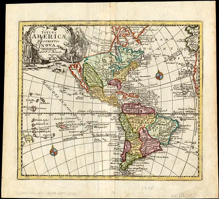 Totius Americae descriptio nova