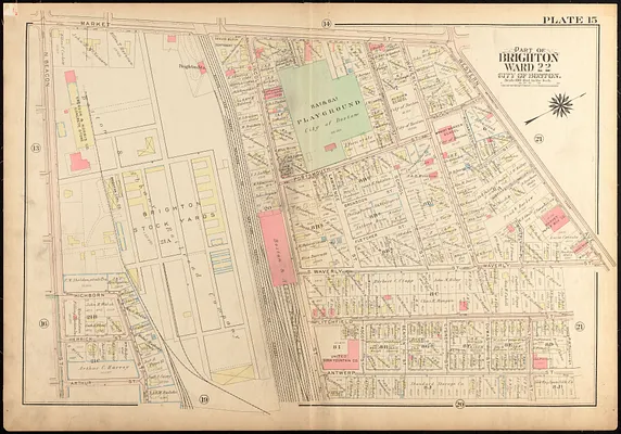 Atlas of the city of Boston, Brighton