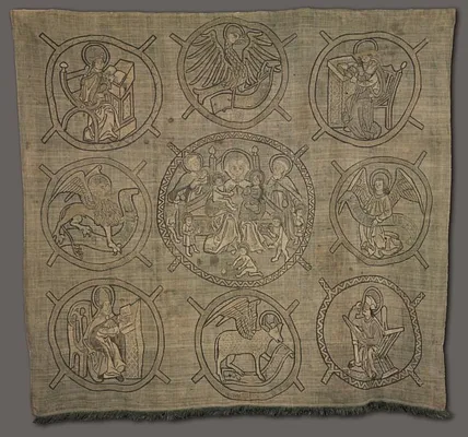 Embroidered Panel: Holy Kinship