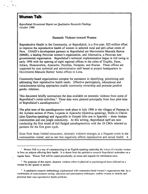 Latin America - Women's Issues