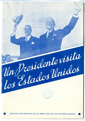 Pamphlet of the Visit to the United States of President Gabriel Gonzalez Videla of Chile
