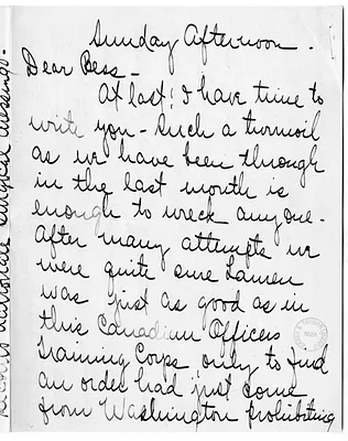 Letter from Arry M. Calhoun to Bess W. Truman