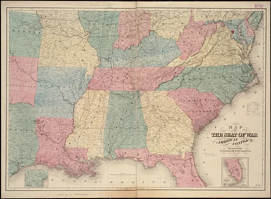 Map of the seat of war