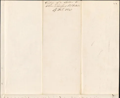 George Coffin to Rufus McIntire, 19 February 1840