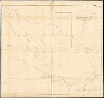 Track of the U.S. surveying brig Dolphin