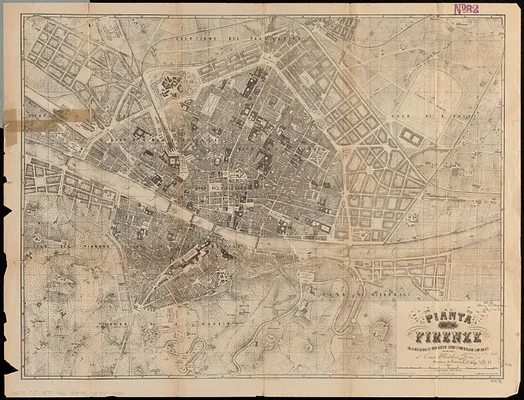 Pianta di Firenze